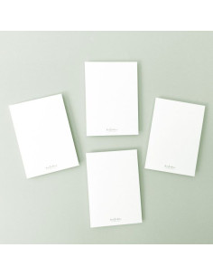 Voščilnice/razglednice Botanical Vintage bele (4x) 2